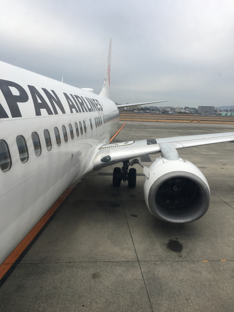 空港で駐車した飛行機
