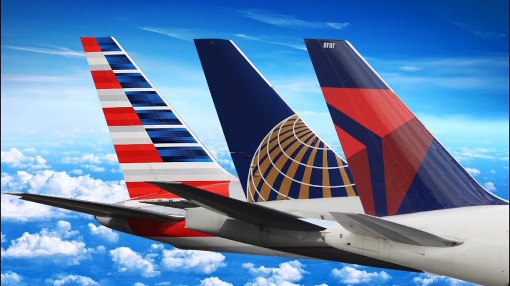 飛行機が空を飛んでいるcg