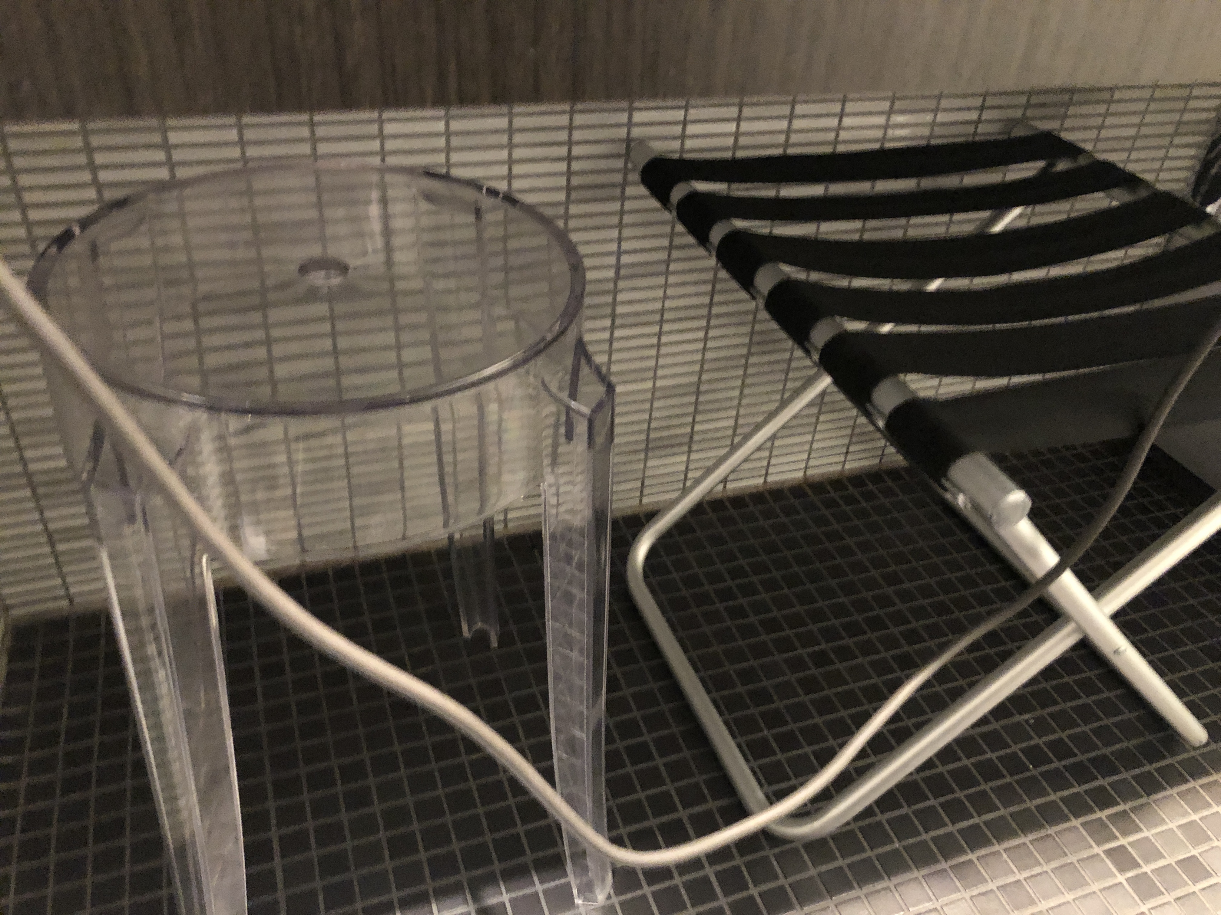a chair and a table