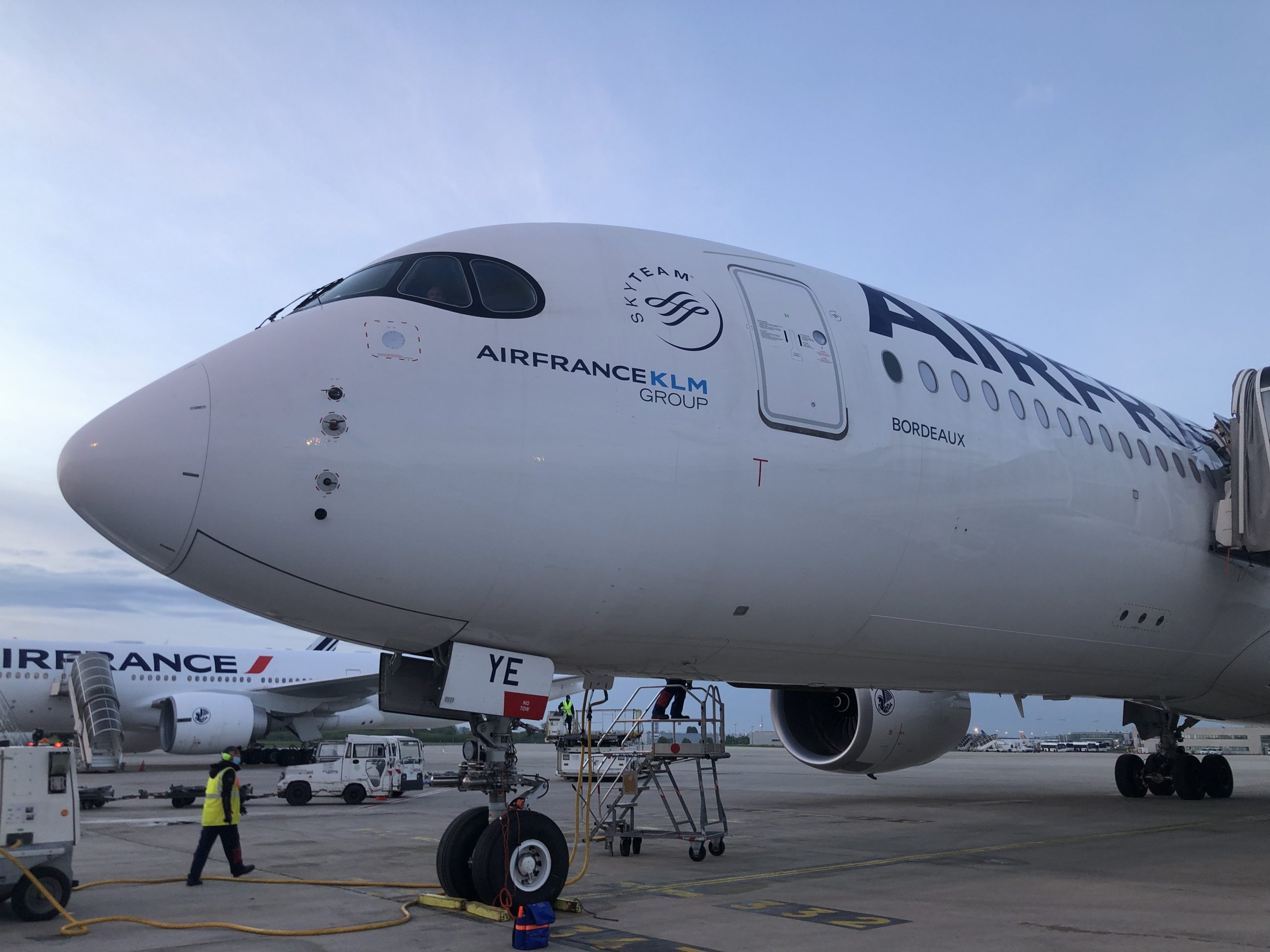 Business Class Review : エールフランス航空(AF) AF551(カイロ(CAI) – パリシャルルドゴール(CDG)) エアバス A350