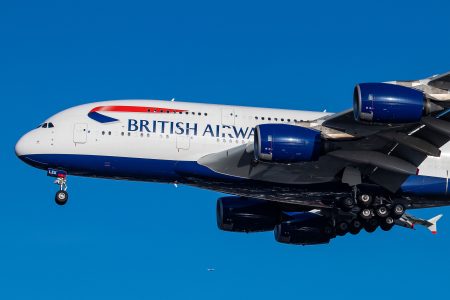 ブリティッシュ・エアウェイズ(BA)のエアバス A380就航路線まとめ(2021年12月版)