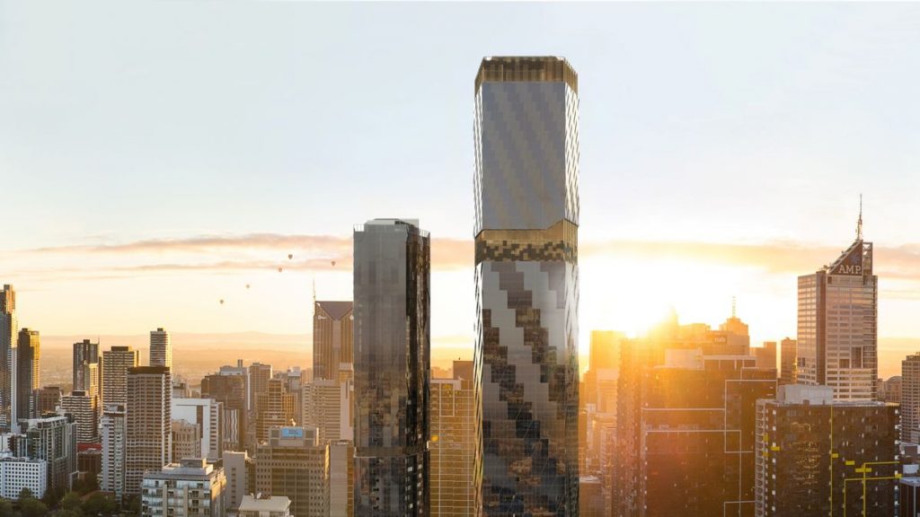 白いバックグラウンドの前に立っている建物