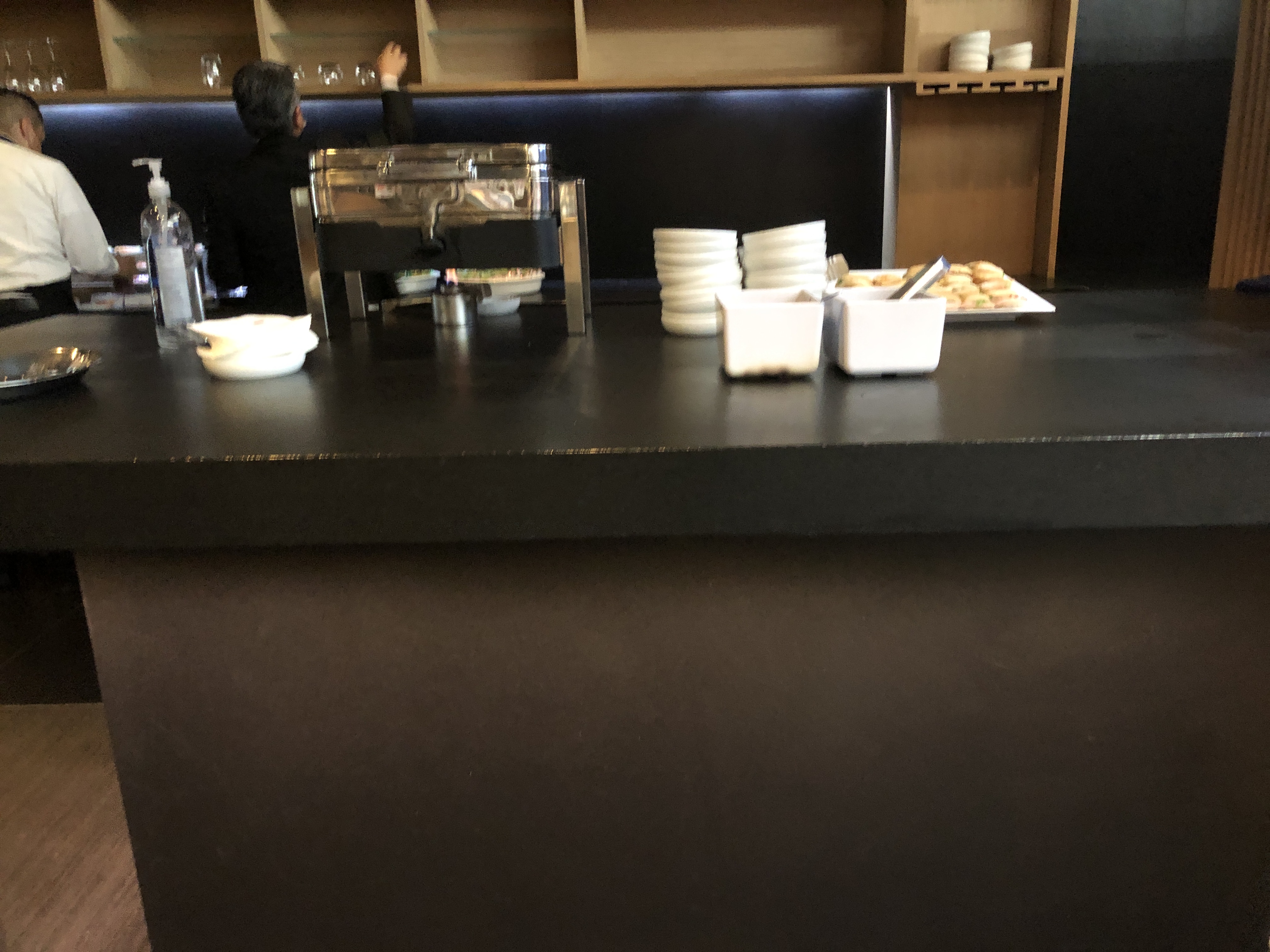 レストランのカウンター