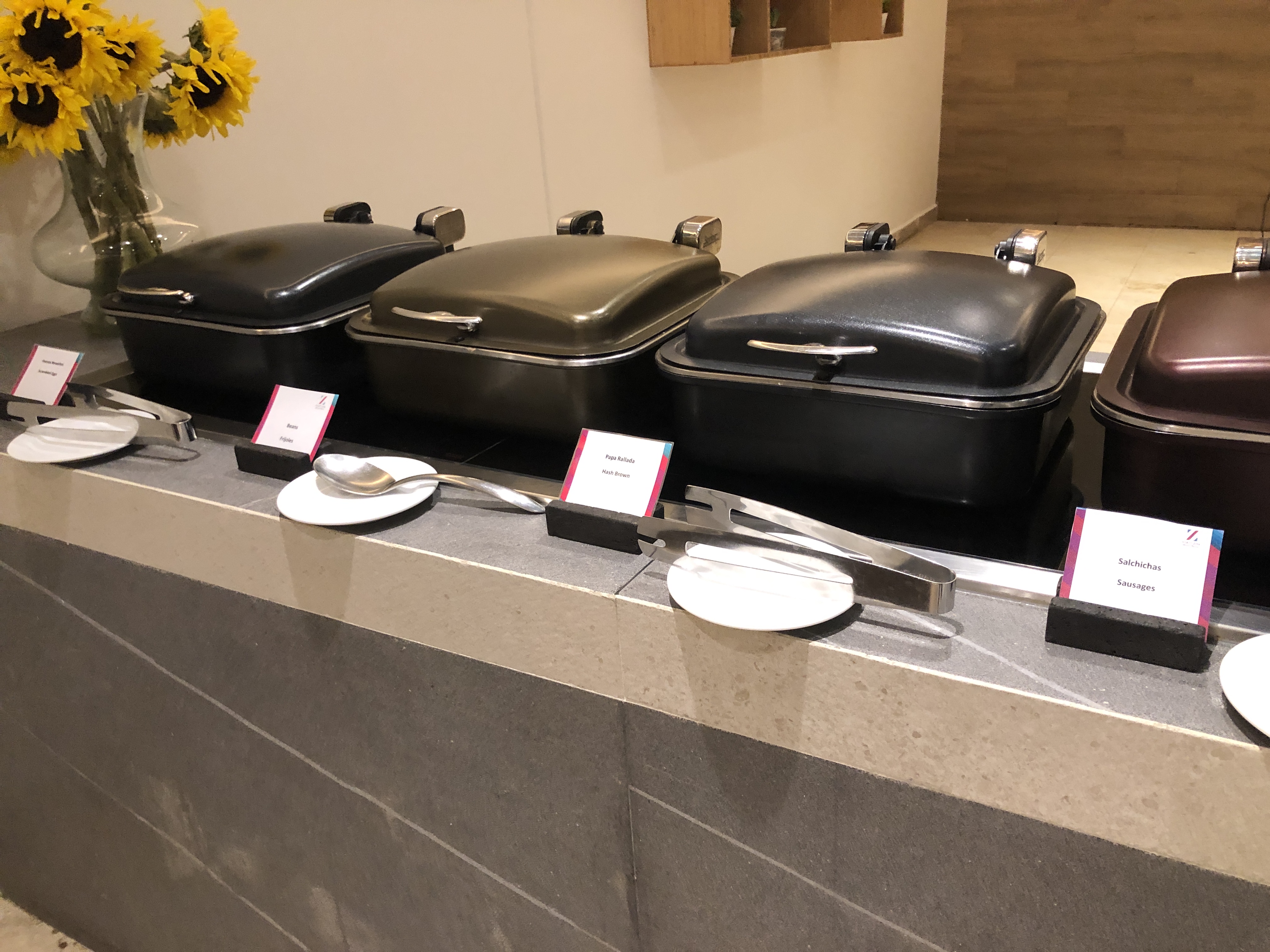 カウンターの上に置かれている