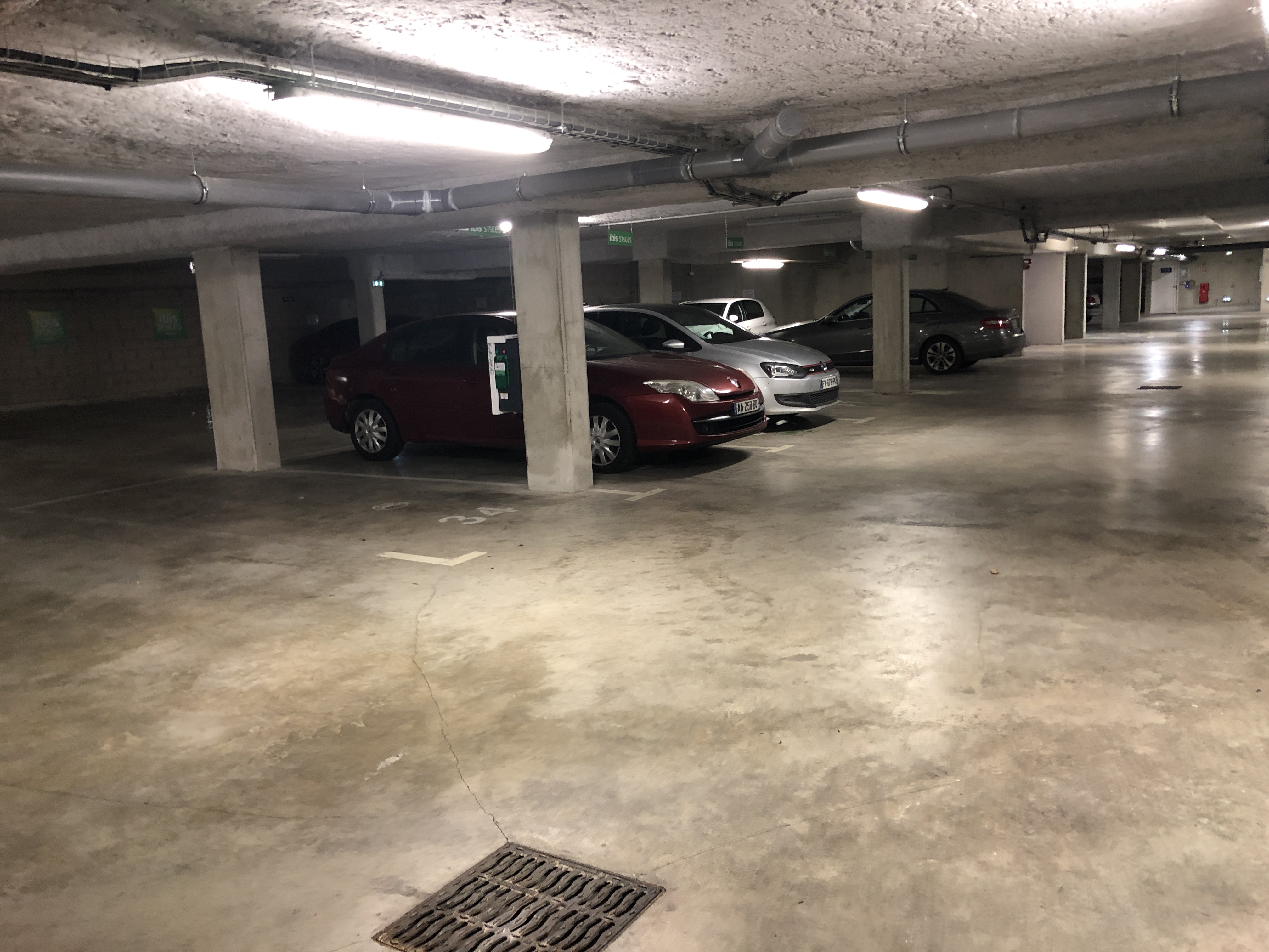 空港の駐車場