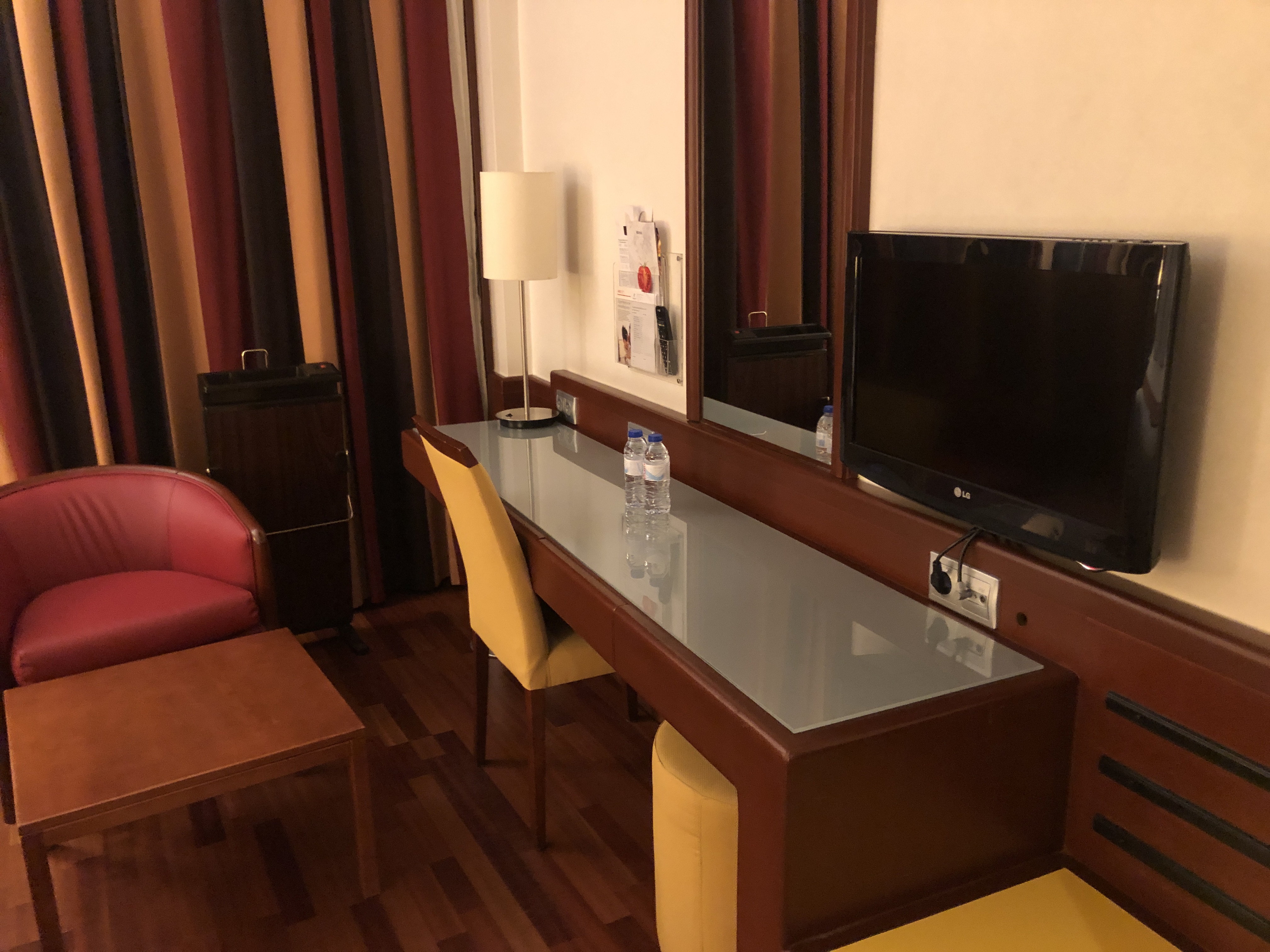 部屋の一角にある洗面台