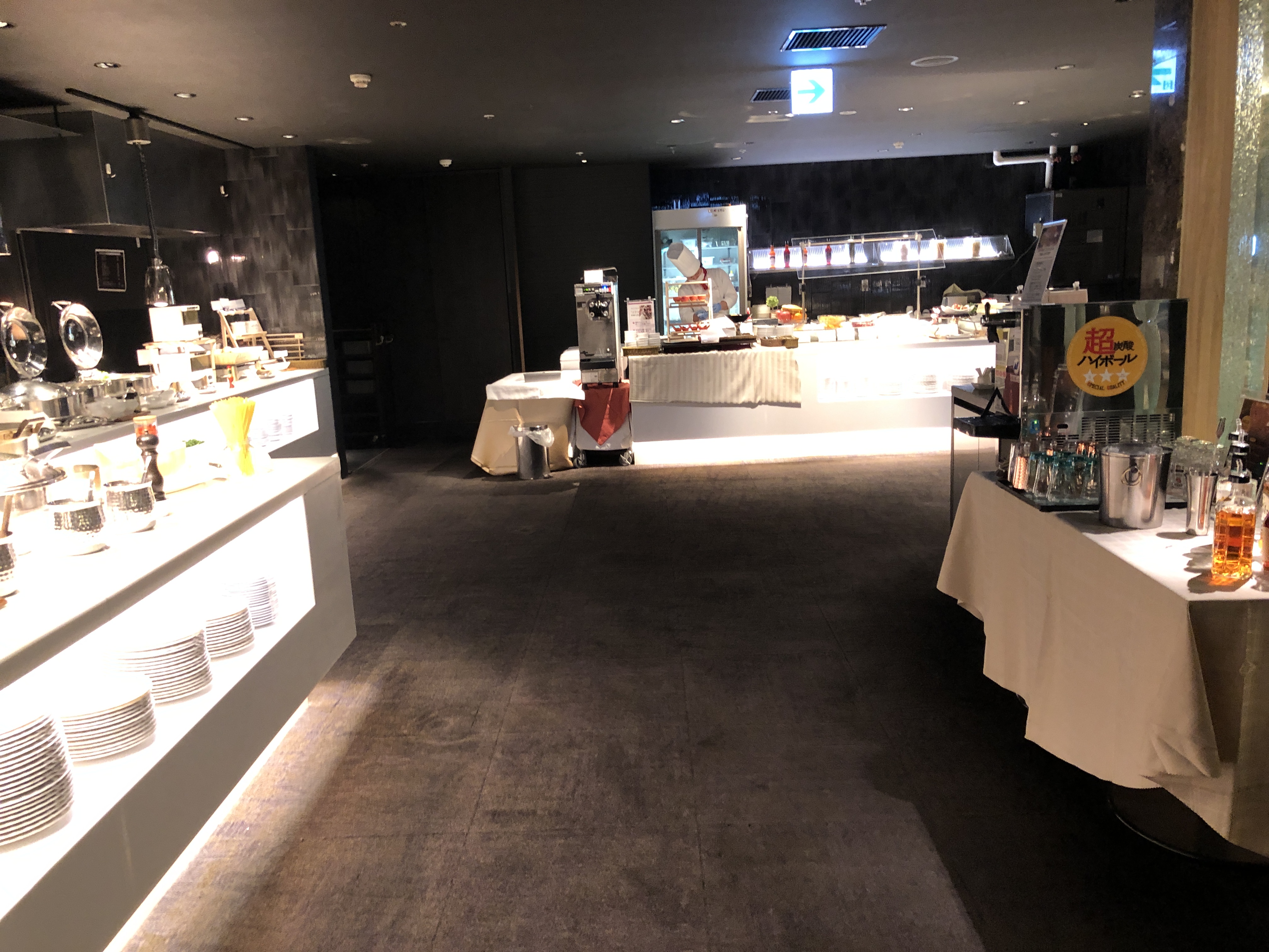 カウンターに置かれている部屋