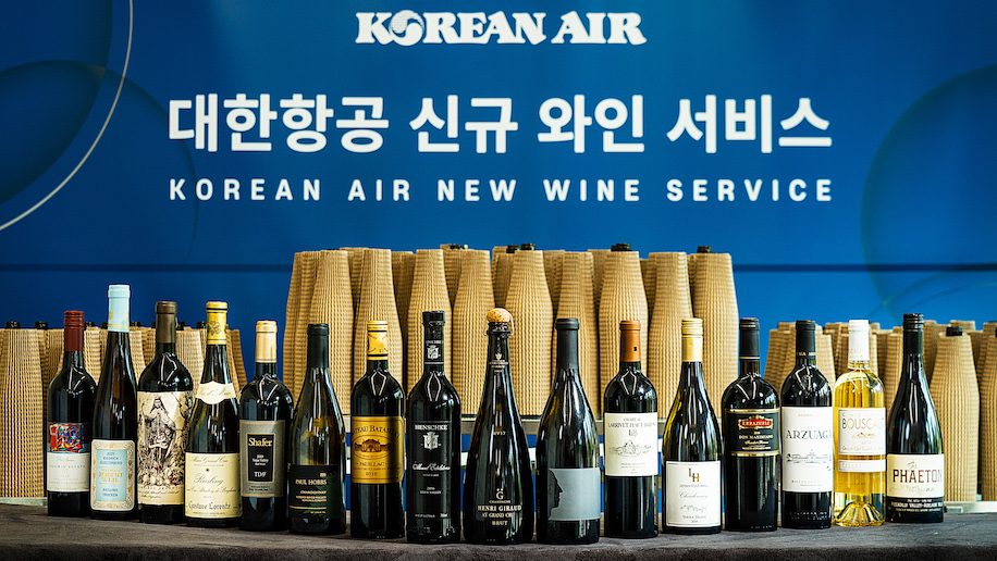 大韓航空(KE)の新しいワインリストがロンドン(LHR)線で登場