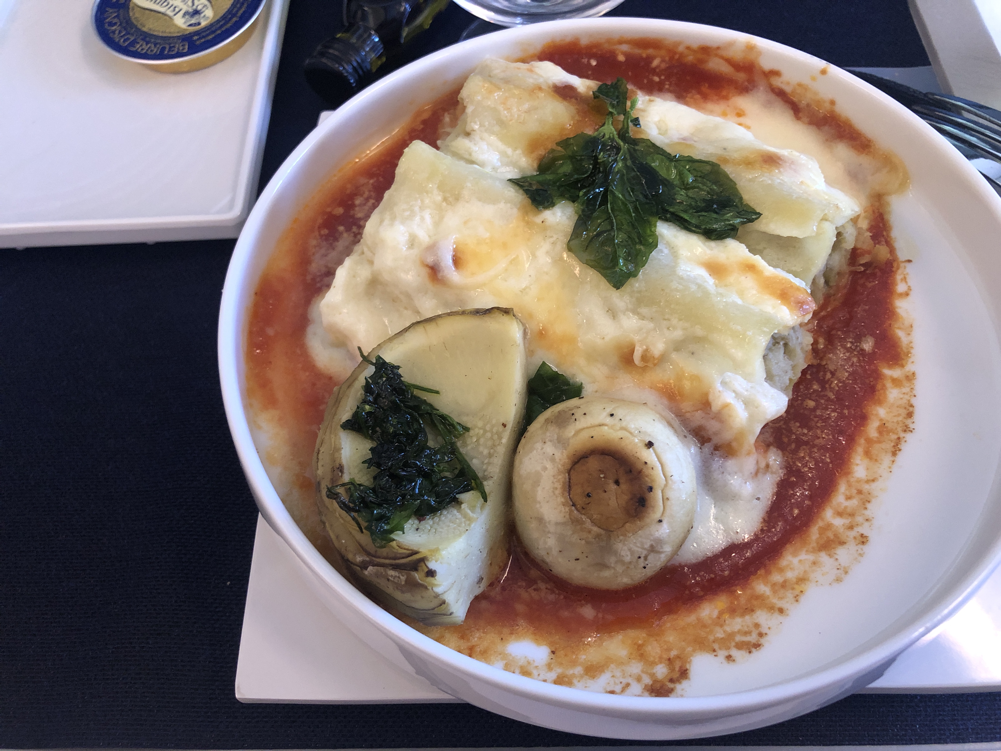 皿の上の料理