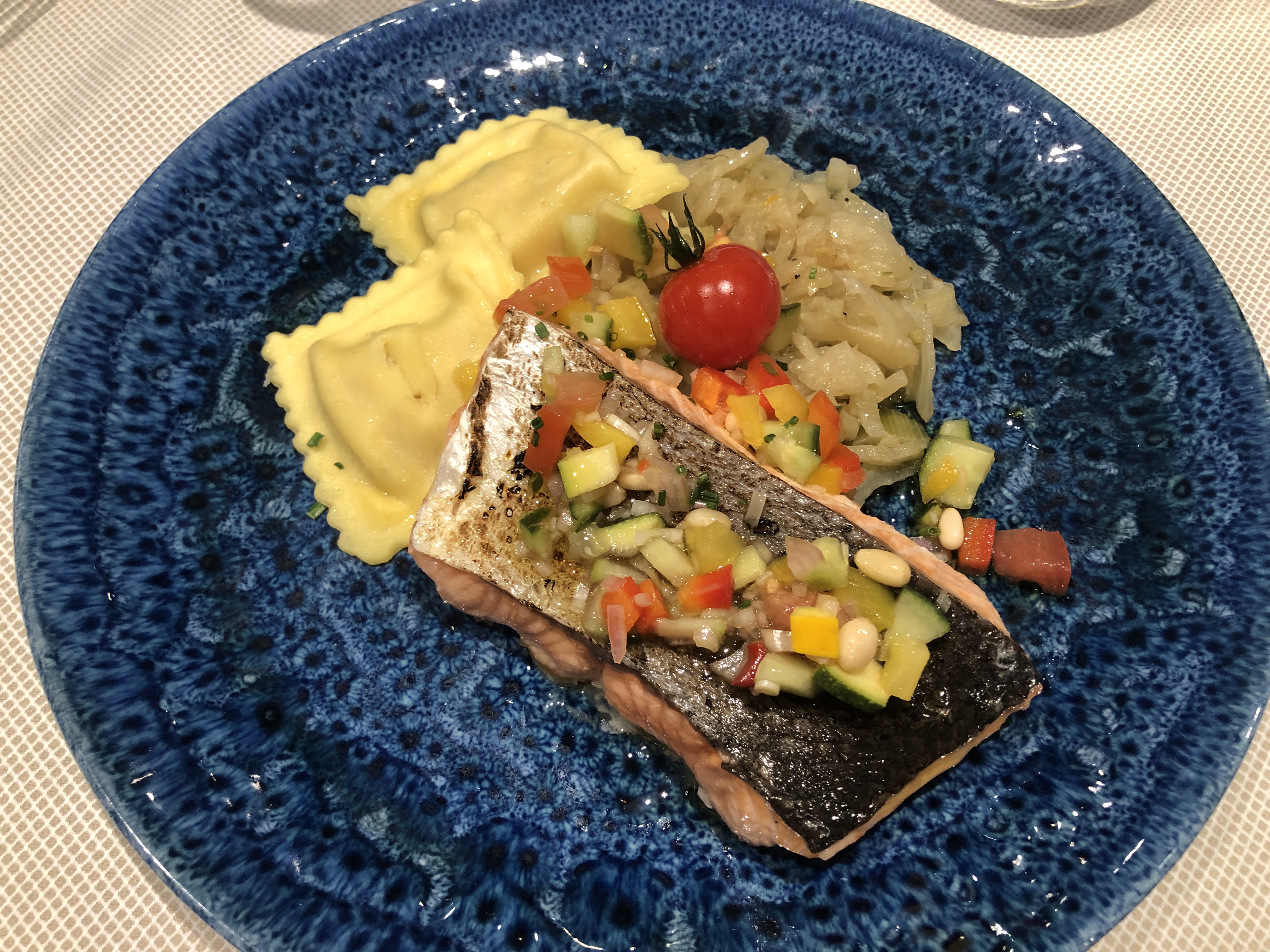 皿の上の食べ物