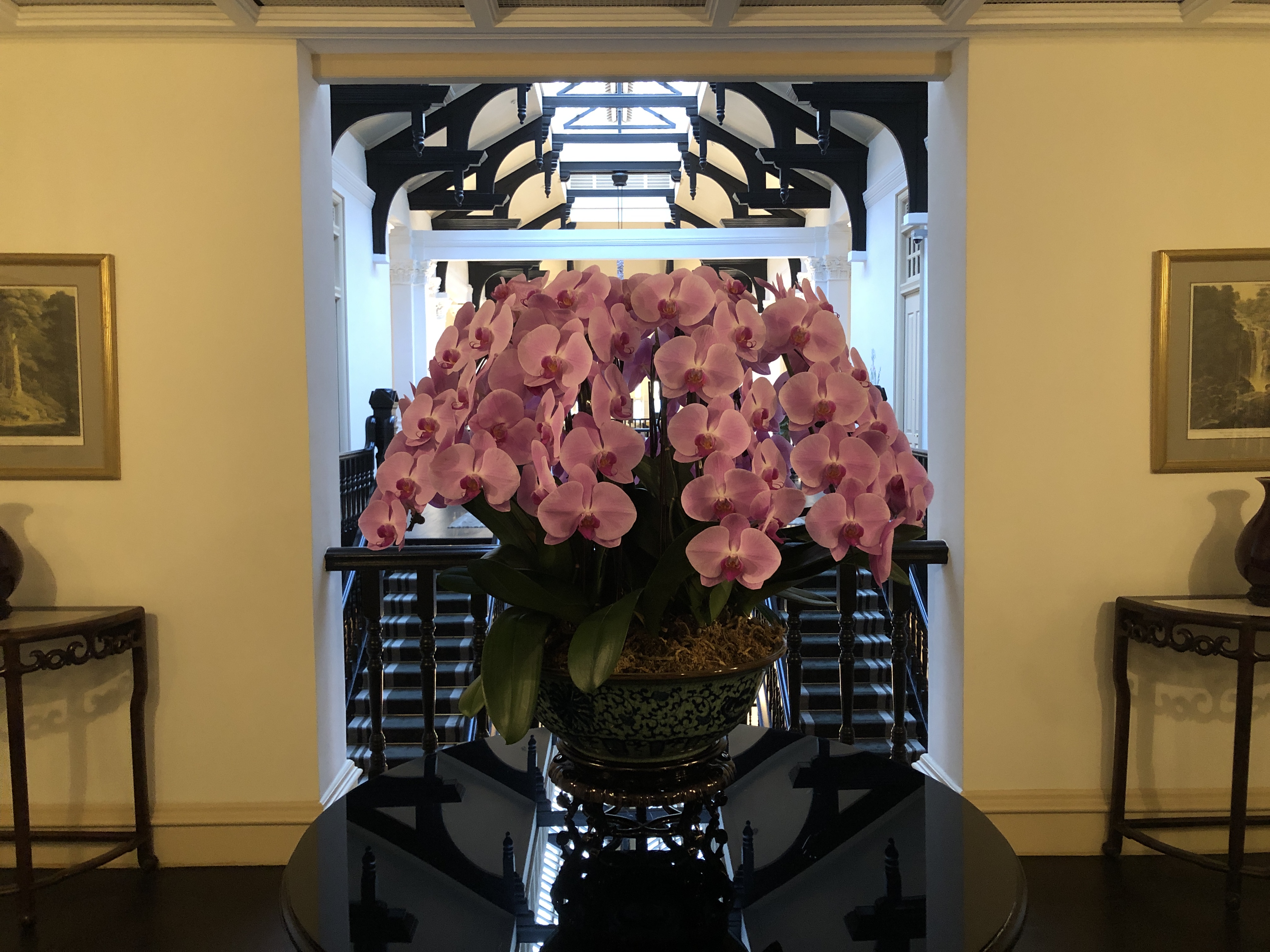 a vase of flowers on a table
