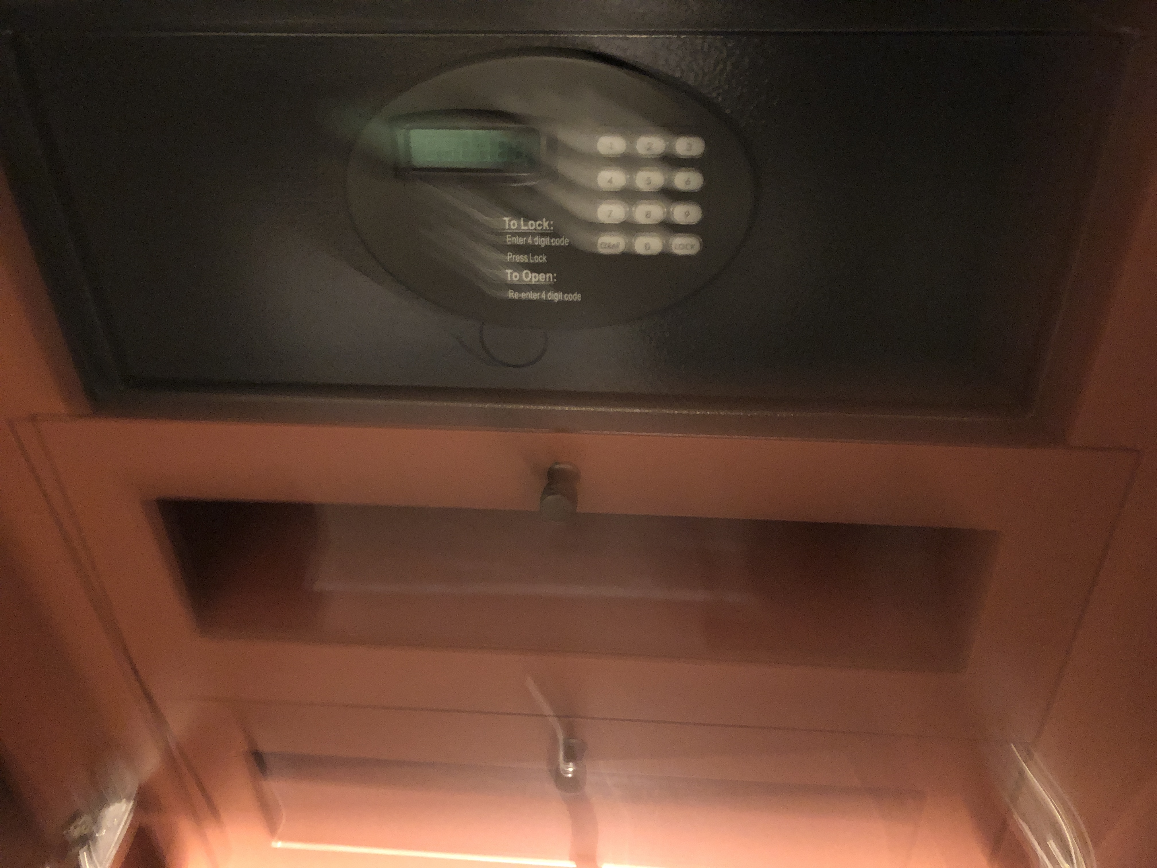 オーブンの中の電子レンジ