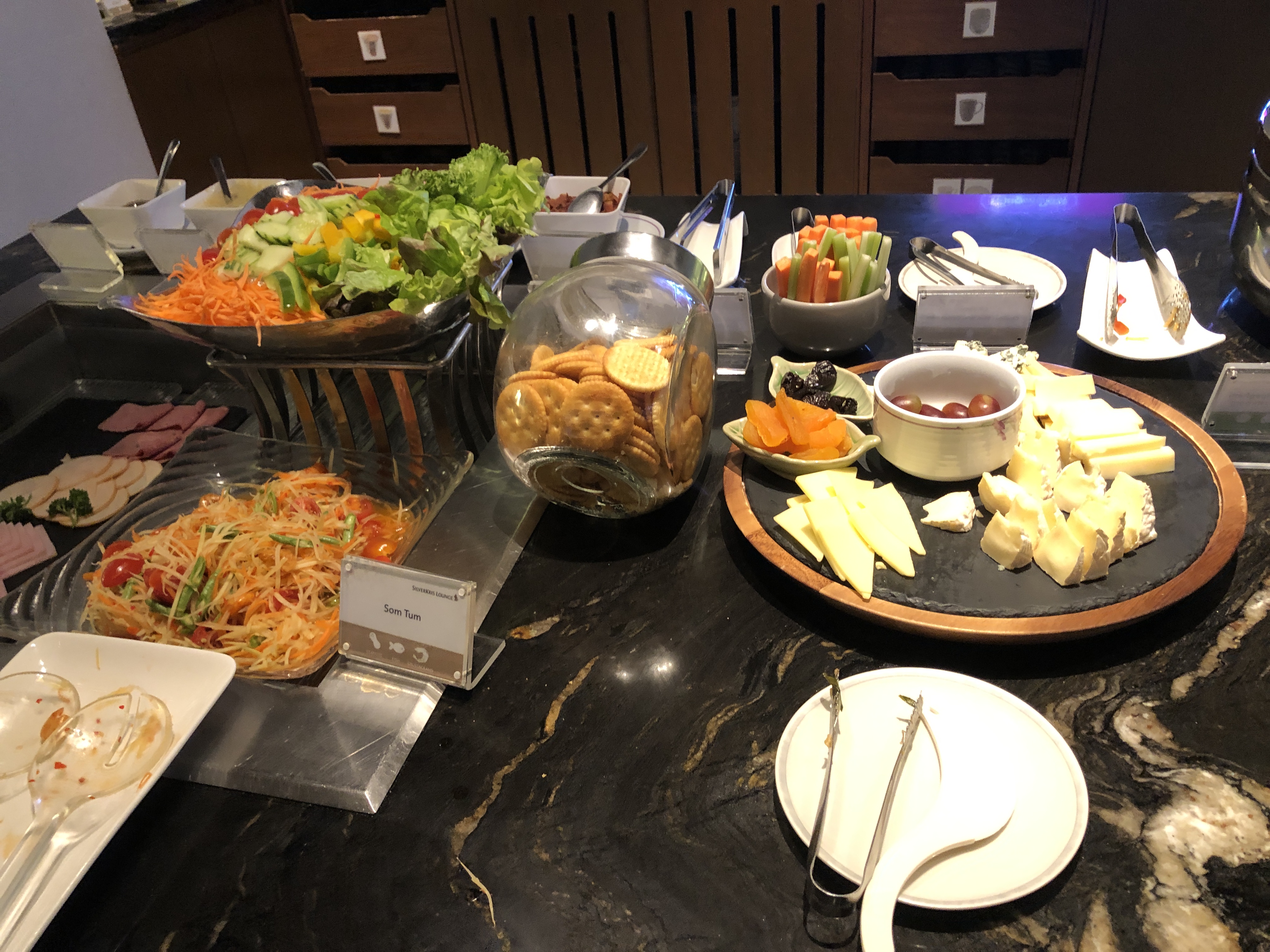 テーブルの上の料理