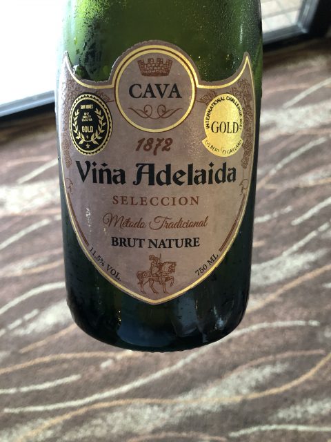 a bottle of wine