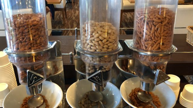 a table full of food