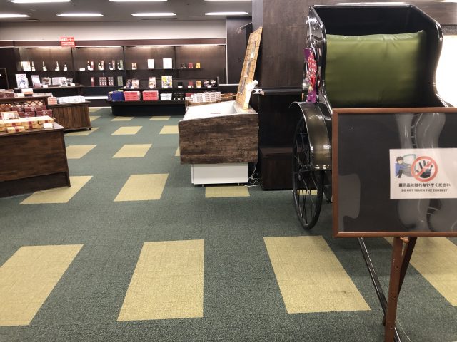 a wheelchair in a store