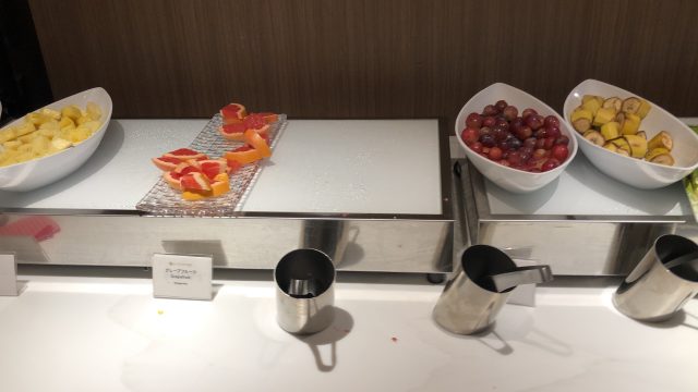 a table with bowls of food