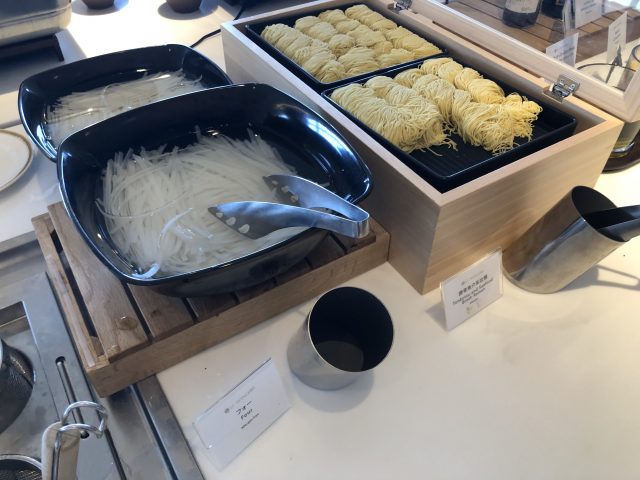 a pan of food on a table