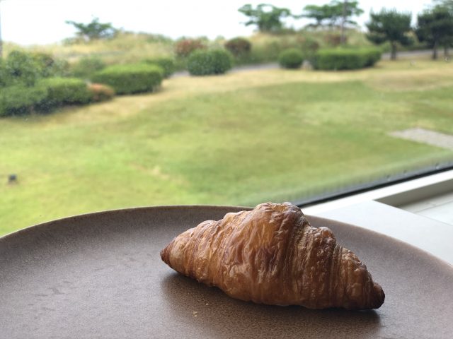 a loaf of bread on a window sill