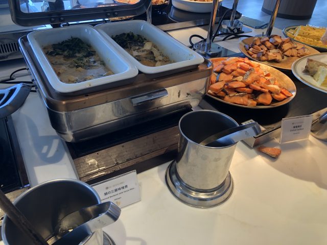 a table full of food