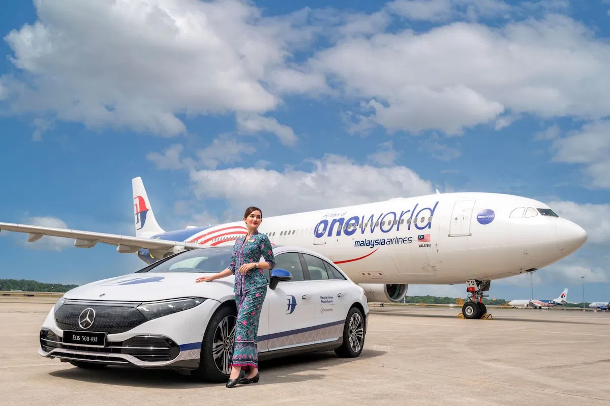 マレーシア航空(MH)のターミナル間送迎車がBMWからメルセデスになります